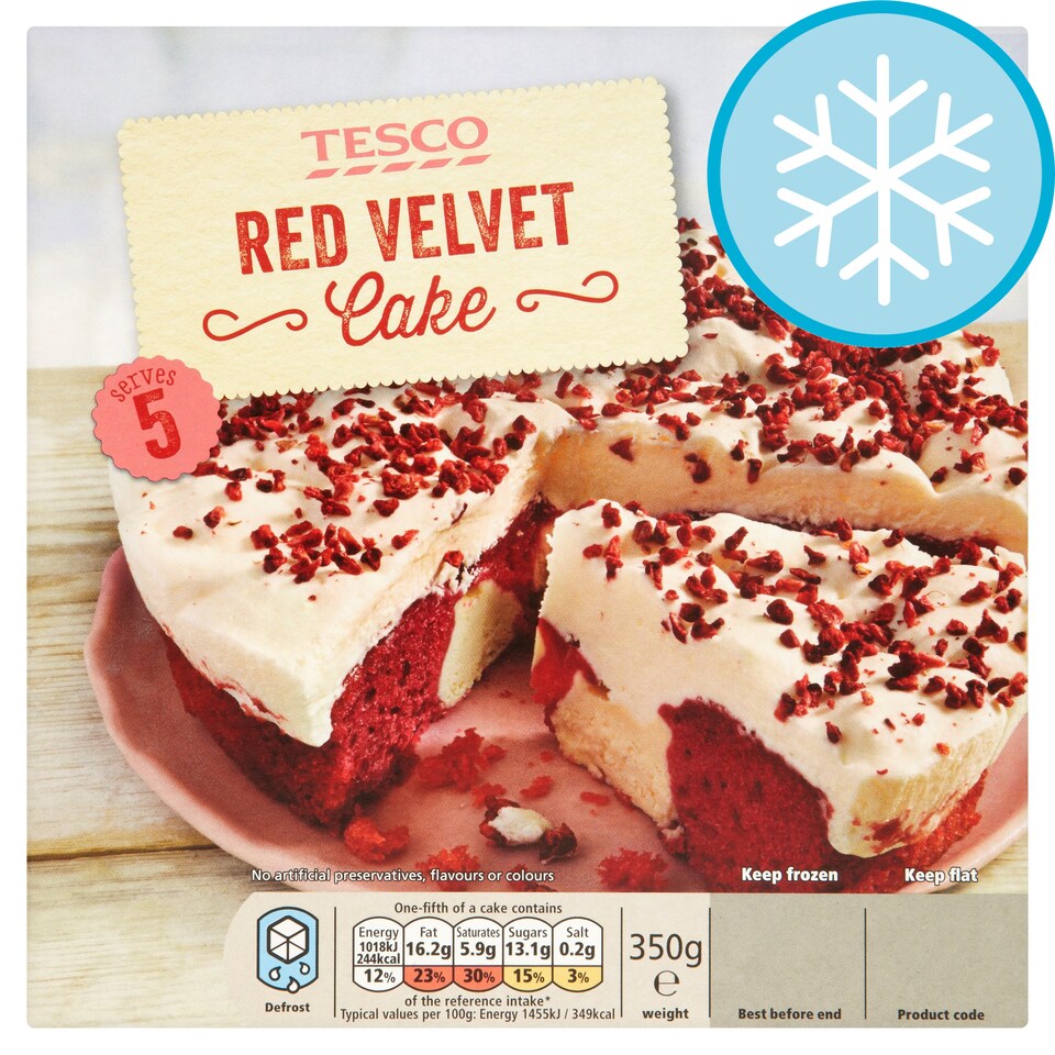 Tesco Red Velvet Cake 350g
