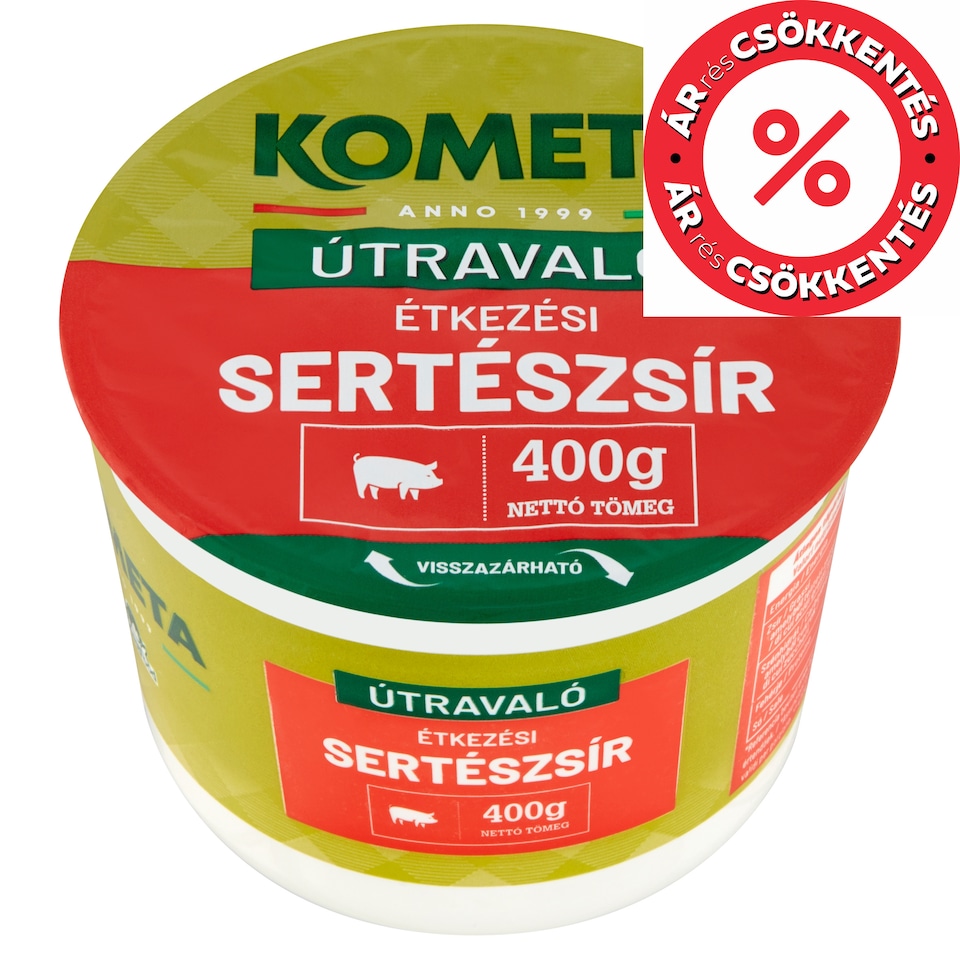 Kometa Útravaló étkezési sertészsír 400 g