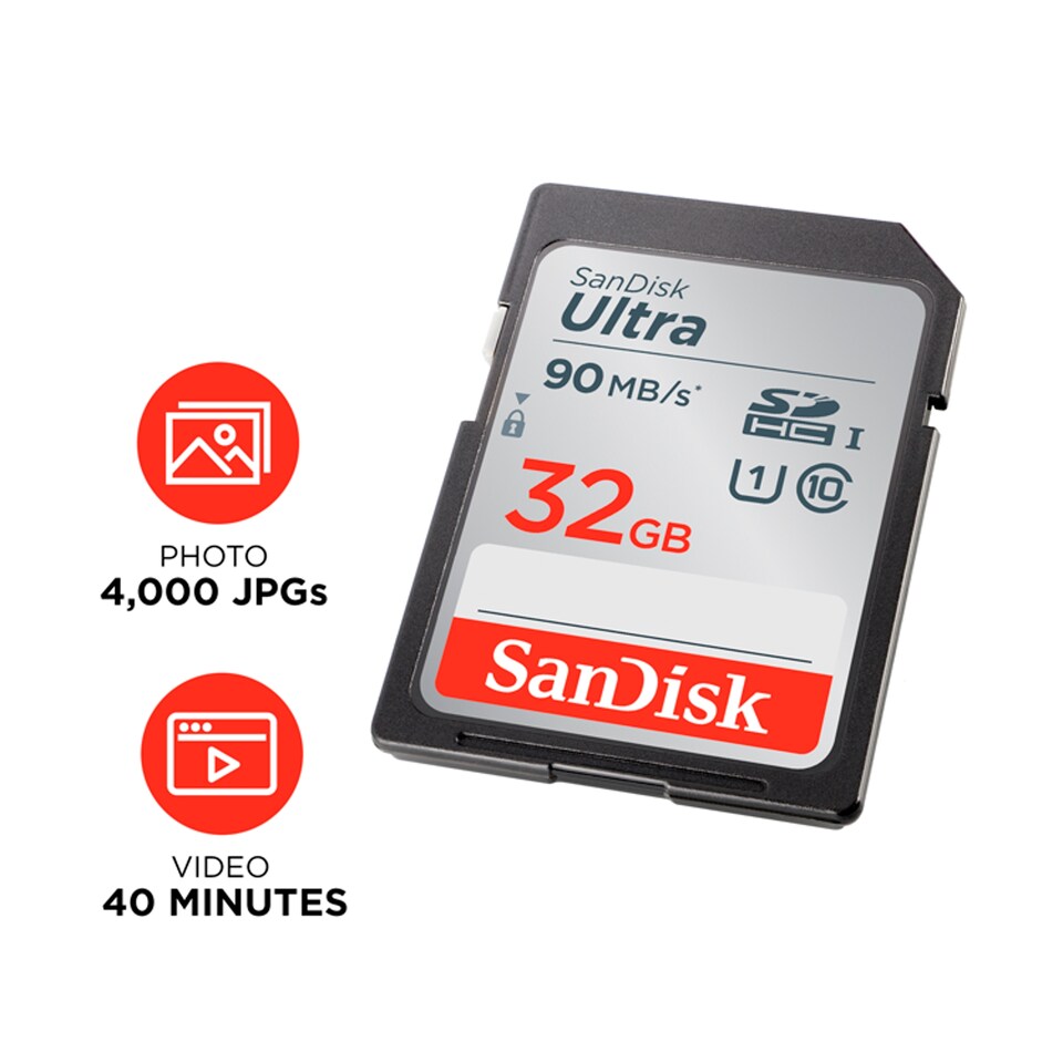 image 1 of SanDisk Ultra SDHC Card 32gb