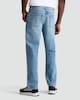 image 3 of F&F Pure Cotton Relaxed Fit Denim Jeans in Blue