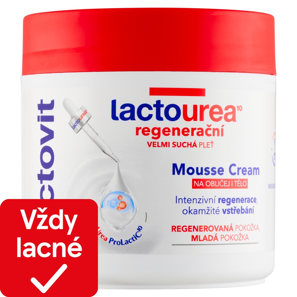 image 1 of Lactovit Lactourea¹⁰ Regenerating Mousse Cream 400 ml