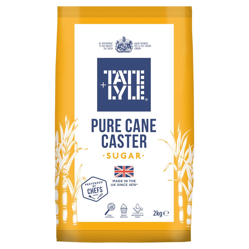 Tate & Lyle Caster Baking Sugar 2Kg
