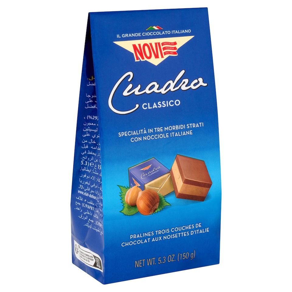 Novi Cuadro Classico praliné mogyorós csokoládéval 150 g  1. kép