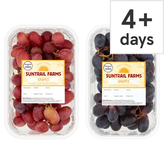 Suntrail Farms Grapes 500G Tesco Groceries