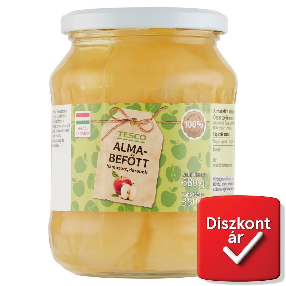 Tesco Tinned, Peeled, Chopped Apple 680 g