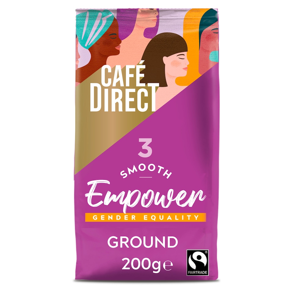 Cafedirect Fairtrade Empower Smooth Roast Ground Coffee 200G