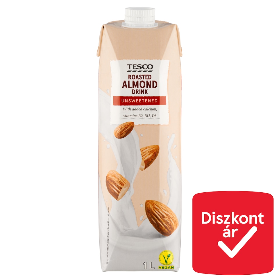Tesco mandulaital hozzáadott kalciummal és vitaminokkal 1 l