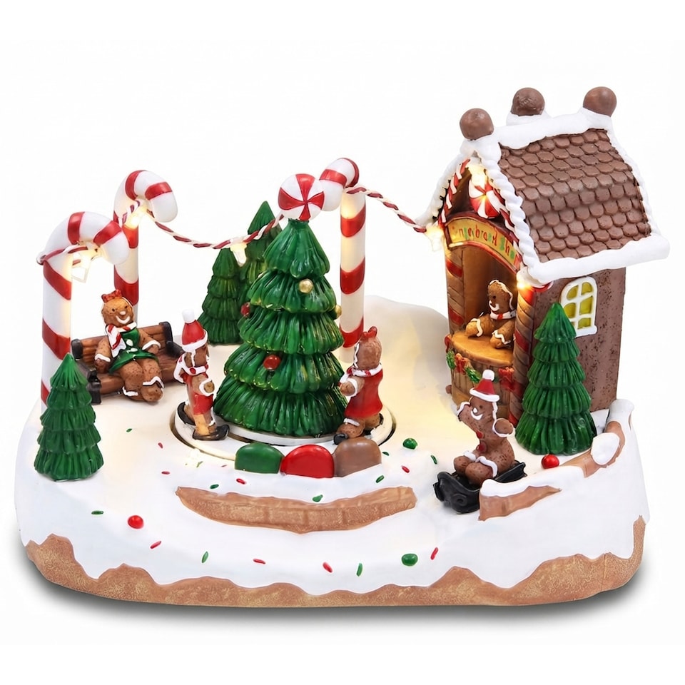 image 1 of Christmas Workshop Gingerbread Workshop Scene