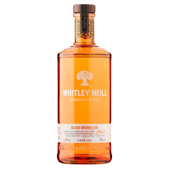 Whitley Neill Blood Orange Gin 70Cl Tesco Groceries