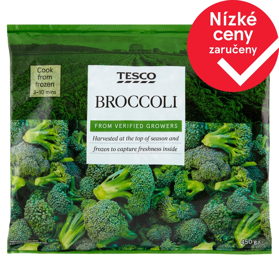 Tesco Brokolice 450g