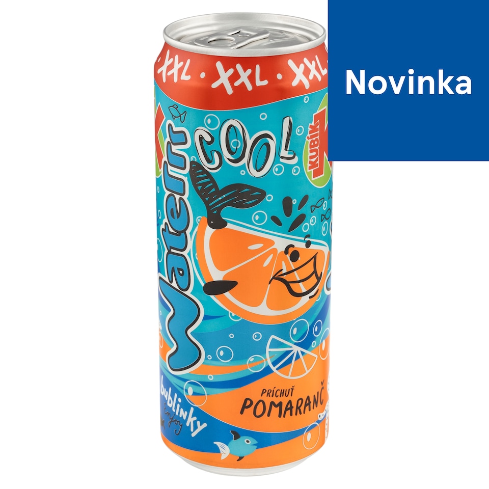 Kubík Waterrr Príchuť pomaranč 330 ml