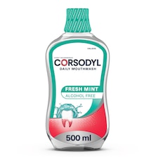 Corsodyl Daily Mouthwash Freshmint A/Free 500Ml