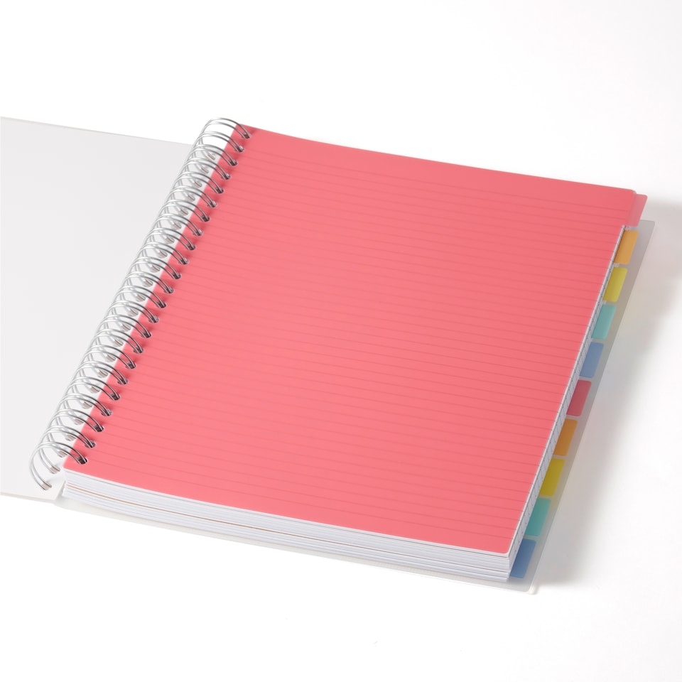 image 1 of Paperchase Rainbow A4 10 Subject Notebook