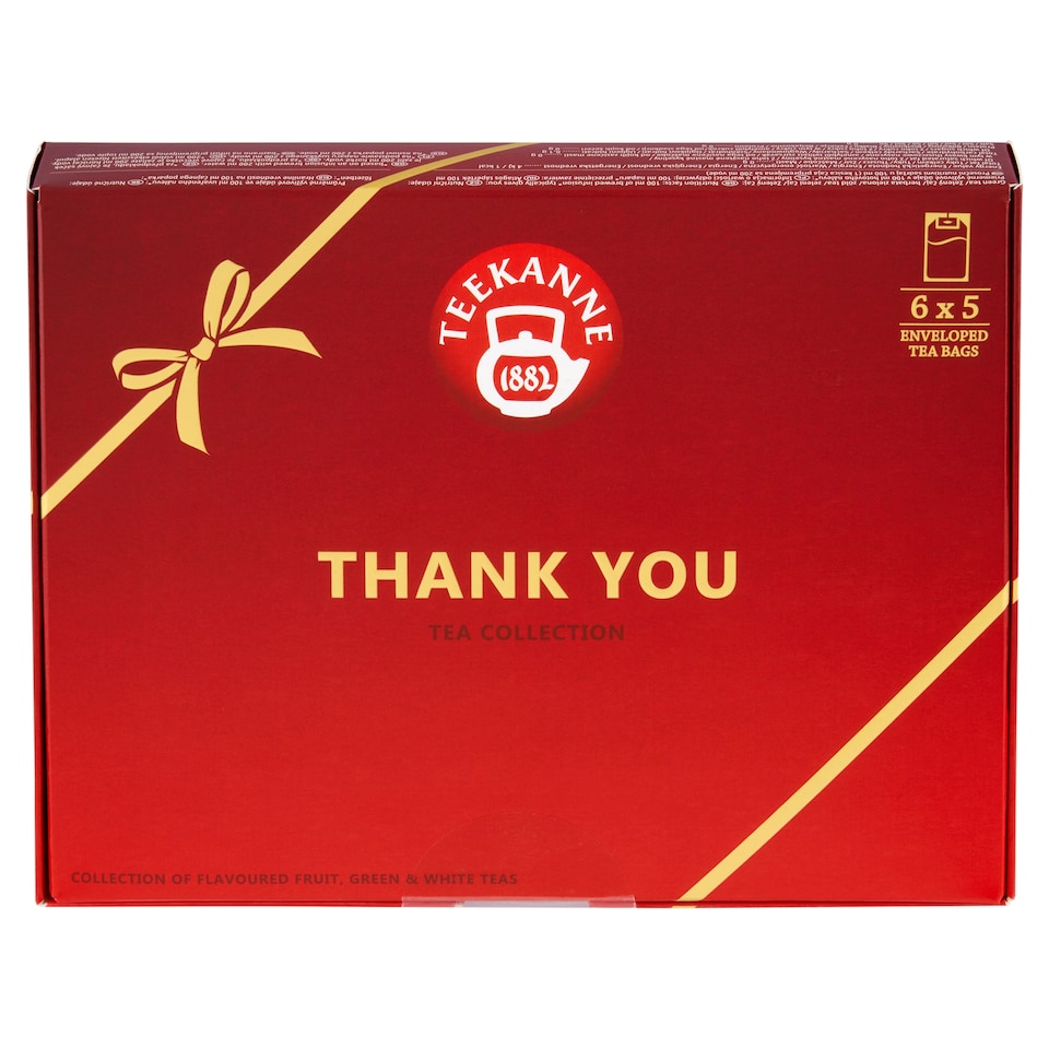image 1 of Teekanne Thank You Tea Collection 6 x 5 Tea Bags 56.25 g