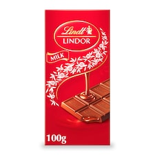 Lindt Lindor Milk Chocolate Bar 100G