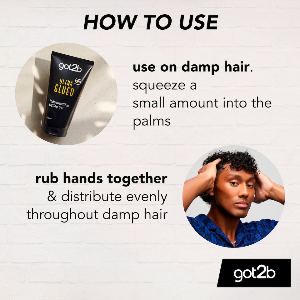 image 1 of Schwarzkopf Got2b Ultra Glued Styling Gel 150Ml