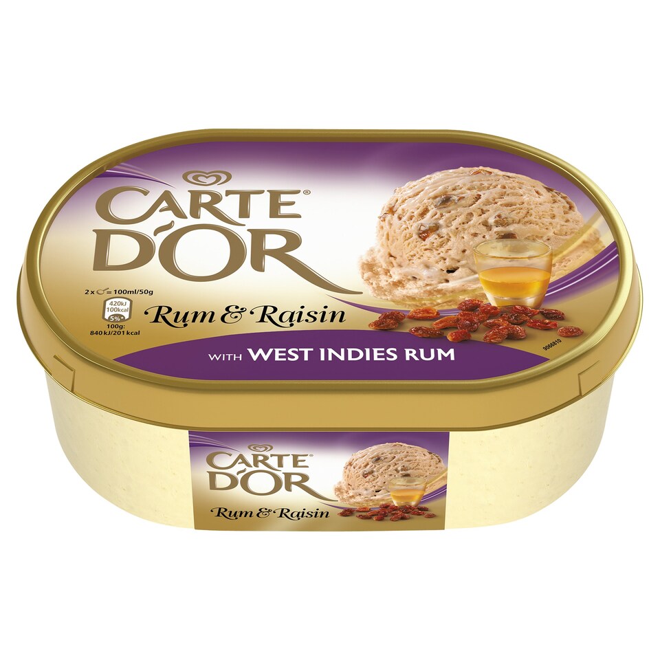 Carte D'or Rum And Raisin 900Ml