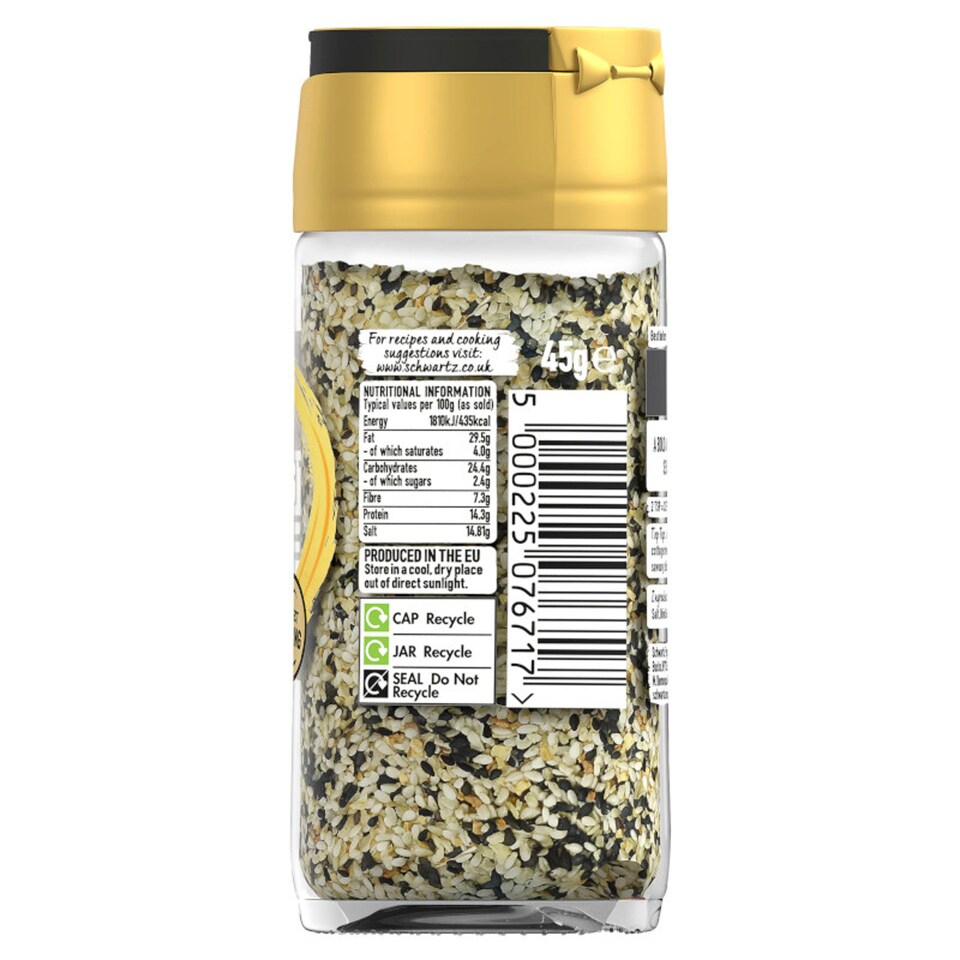 image 1 of Schwartz Everything Bagel Seasoning 45g