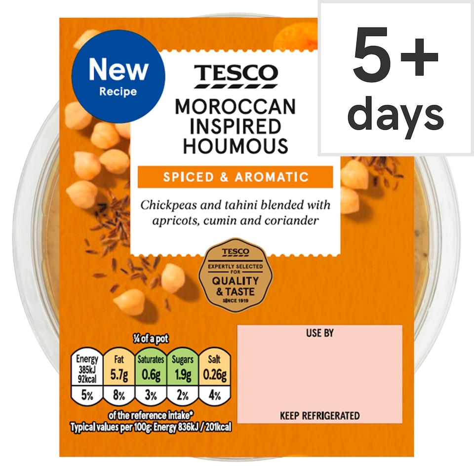 Tesco Moroccan Houmous 182g 