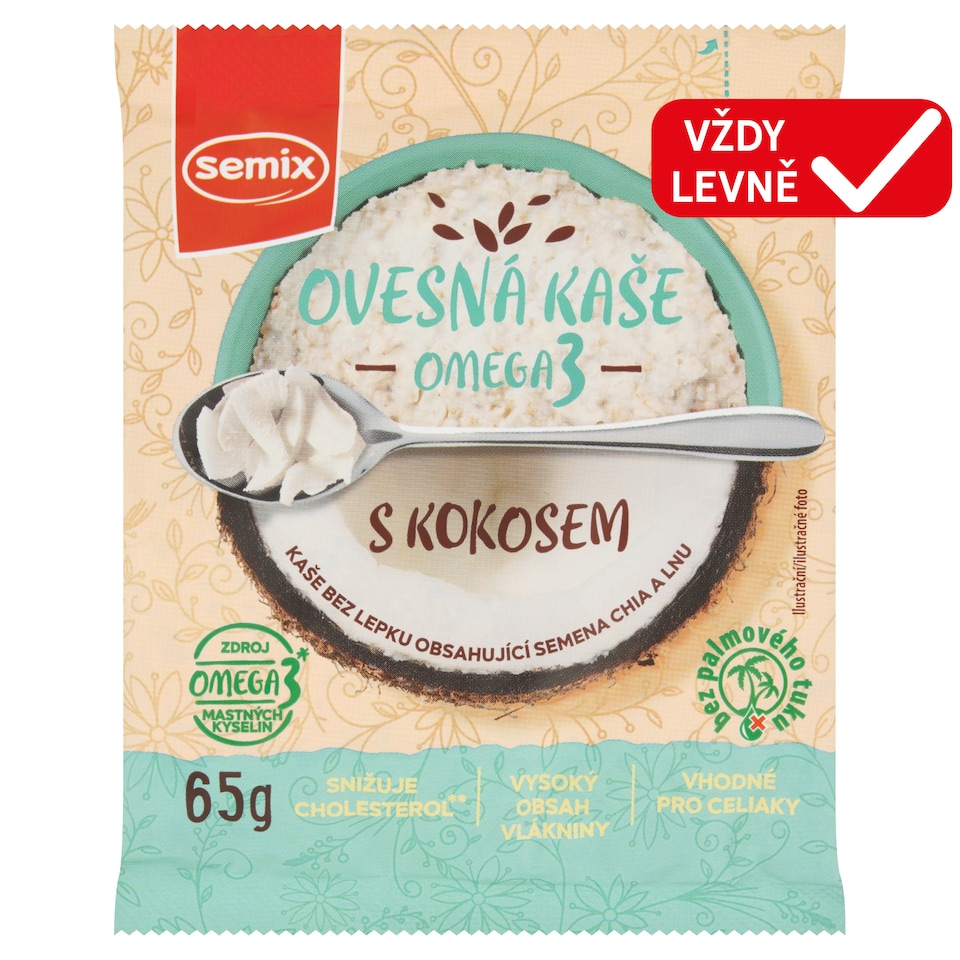 Semix Oatmeal with Coconut 65g