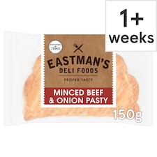 Eastmans Minced Beef & Onion Pasty 150G