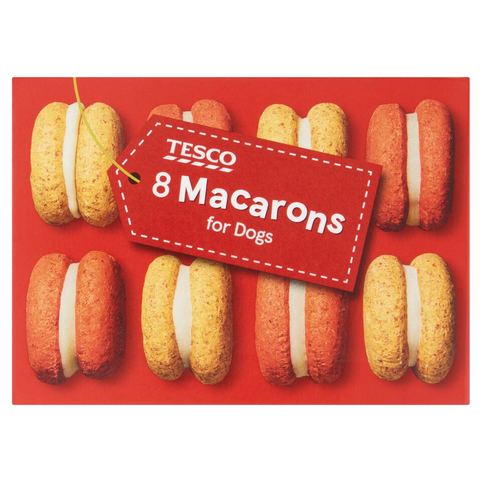 Tesco Macarons For Dogs 8 Pack