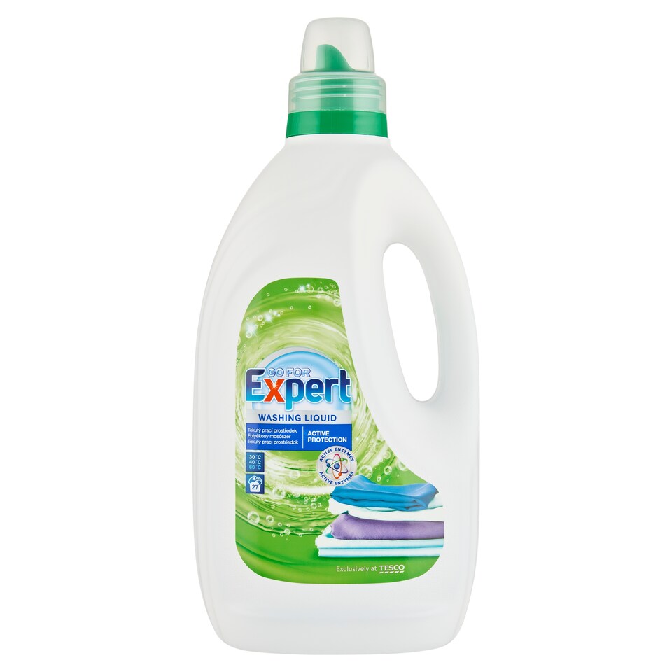 Go for Expert Tekutý prací prostriedok na biele a farebné textílie 27 praní 1,5 l