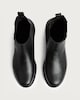 image 2 of F&F Faux Leather Chunky Sole Chelsea Boots in Black