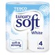 image 1 of Tesco Luxury Soft White Toilet Tissue 4 Rolls