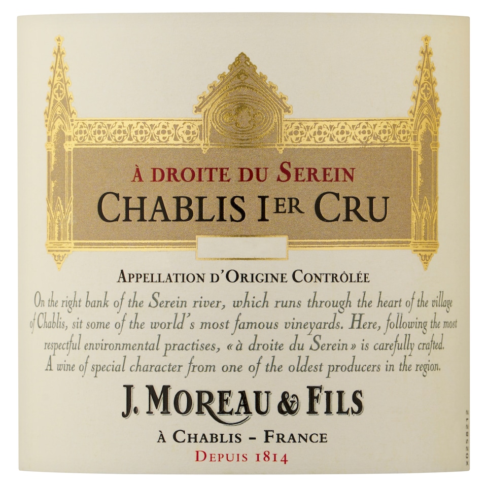 image 1 of J. Moreau & Fils Chablis Premier Cru 75cl