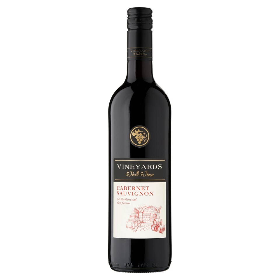 Vineyards World Wines Cabernet Sauvignon červené víno suché 750ml