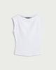 image 4 of F&F Polyamide Sleeveless Top in White