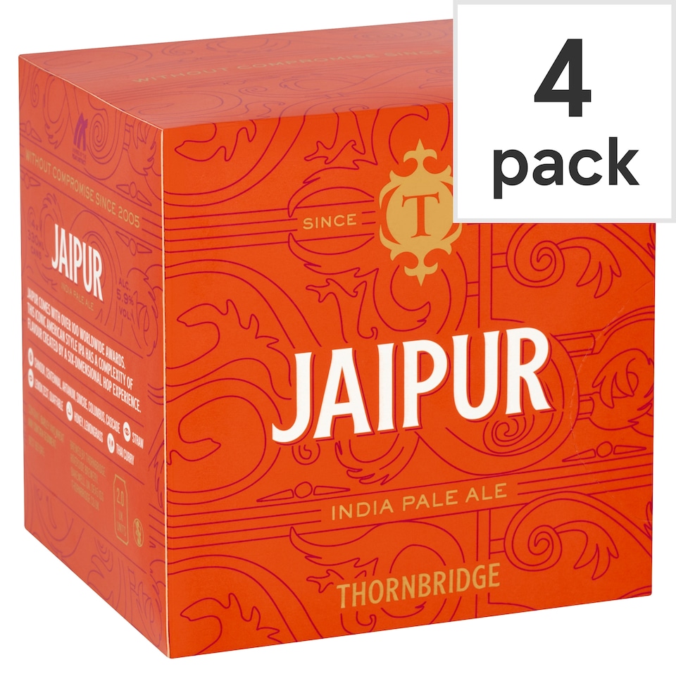 image 1 of Thornbridge Jaipur Ipa 4X330ml Can