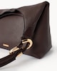image 2 of SACHA Textured Shoulder Bag in Brown