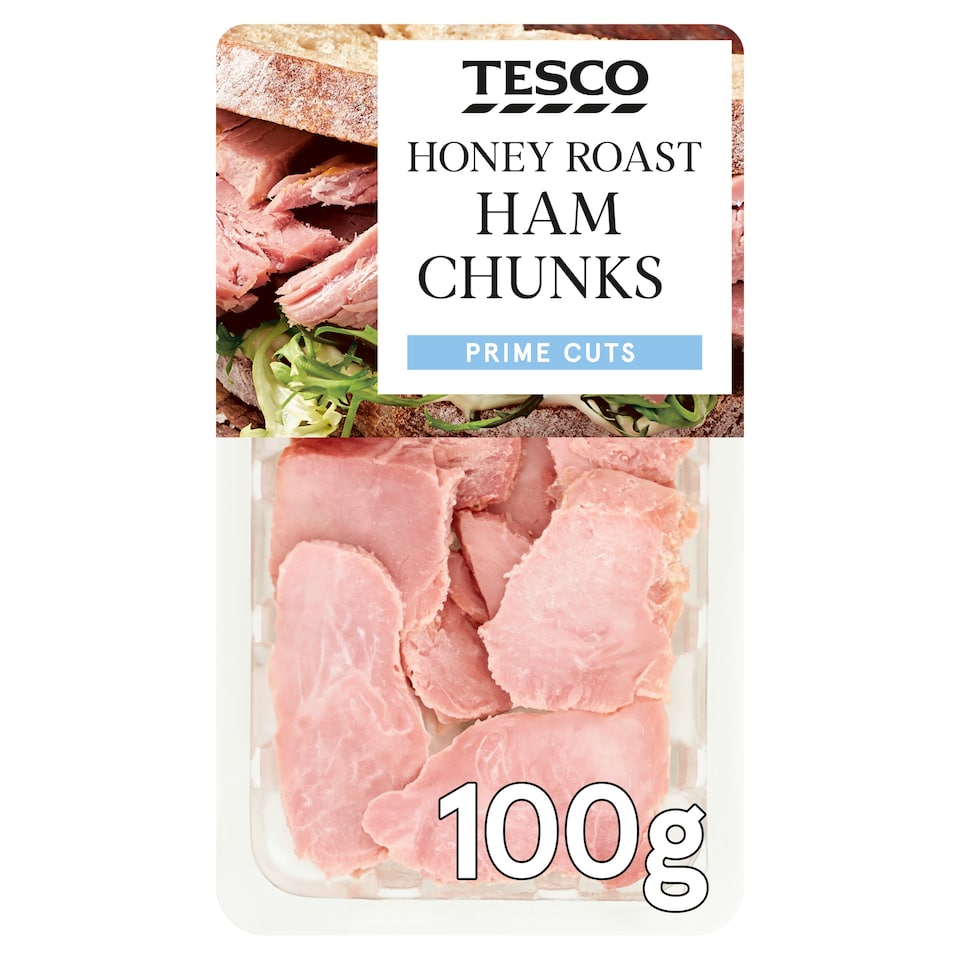 Tesco Honey Roast Ham Chunks 100G
