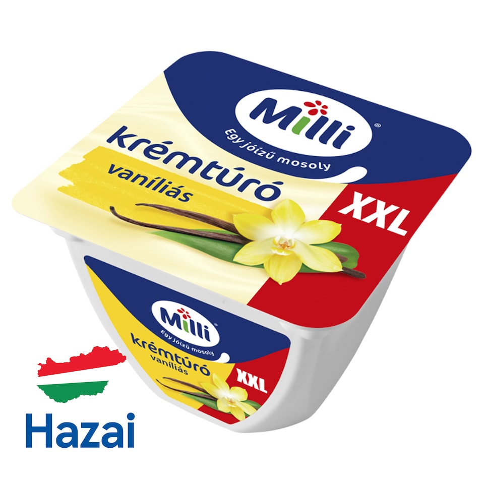 Milli XXL vaníliás krémtúró 150 g