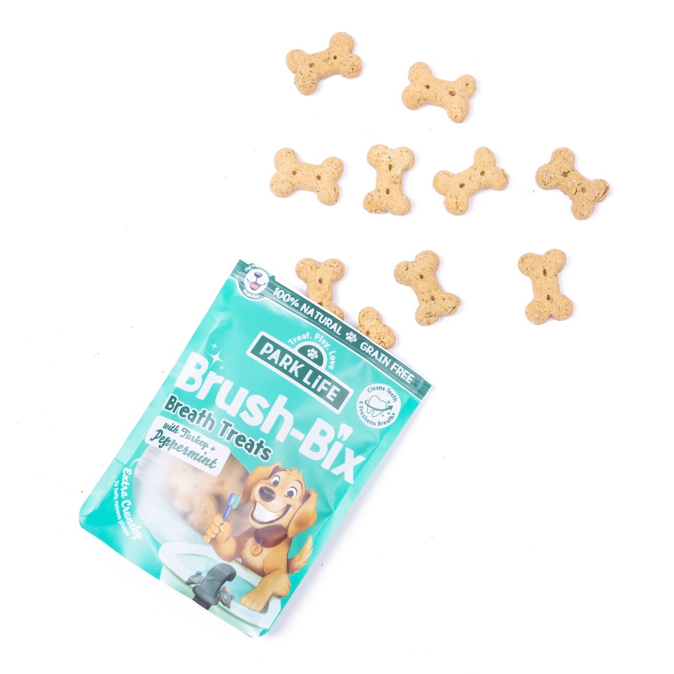 image 1 of PARK LIFE Brush-Bix Dental Breath Treats For Dogs 100g