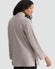 image 3 of F&F Ribbed High Neck Tunic in Neutral