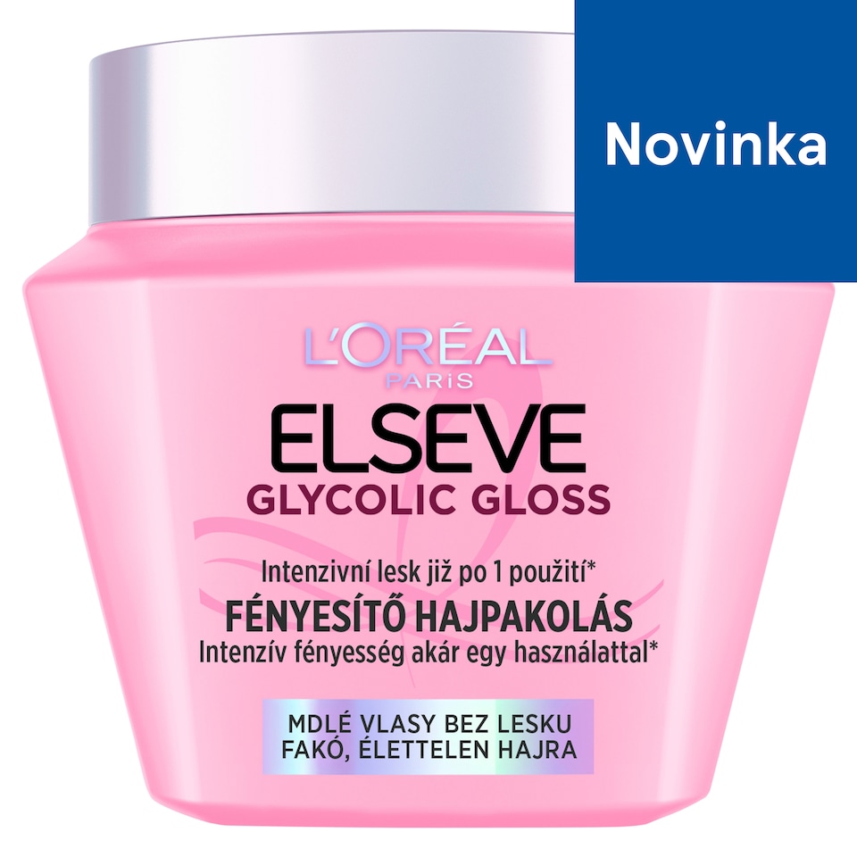 L'Oréal Paris Elseve Glycolic Gloss maska pre žiarivé vlasy 300 ml