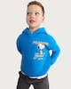image 2 of Peanuts Snoopy Cotton Rich Social Club Hoodie in Blue