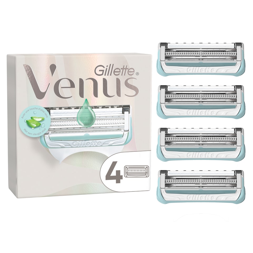 image 1 of Gillette Venus for Pubic Hair & Skin Women's Razor Blades 4 Pack