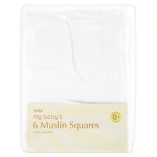 Tesco My Baby's Muslin Squares X6