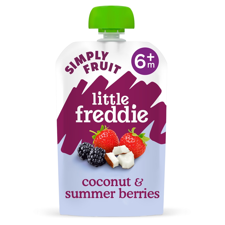 Little Freddie Organic Coconut & Summer Berries 6m+ 100g