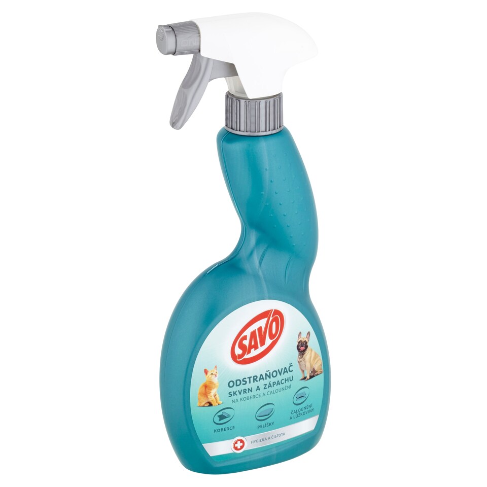 Obrázek 1 pro produkt Savo Pet Odstraňovač skvrn na koberce 450ml
