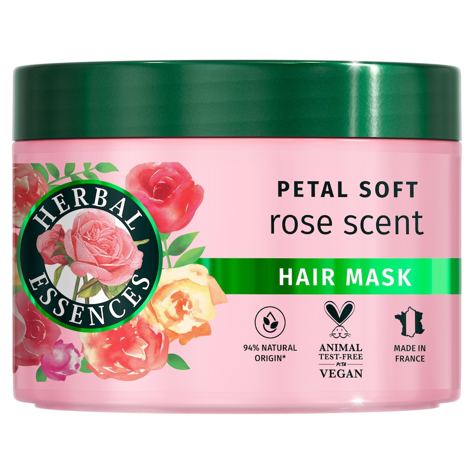 image 1 of Herbal Essences Petal Soft Rose Hair Mask 500Ml