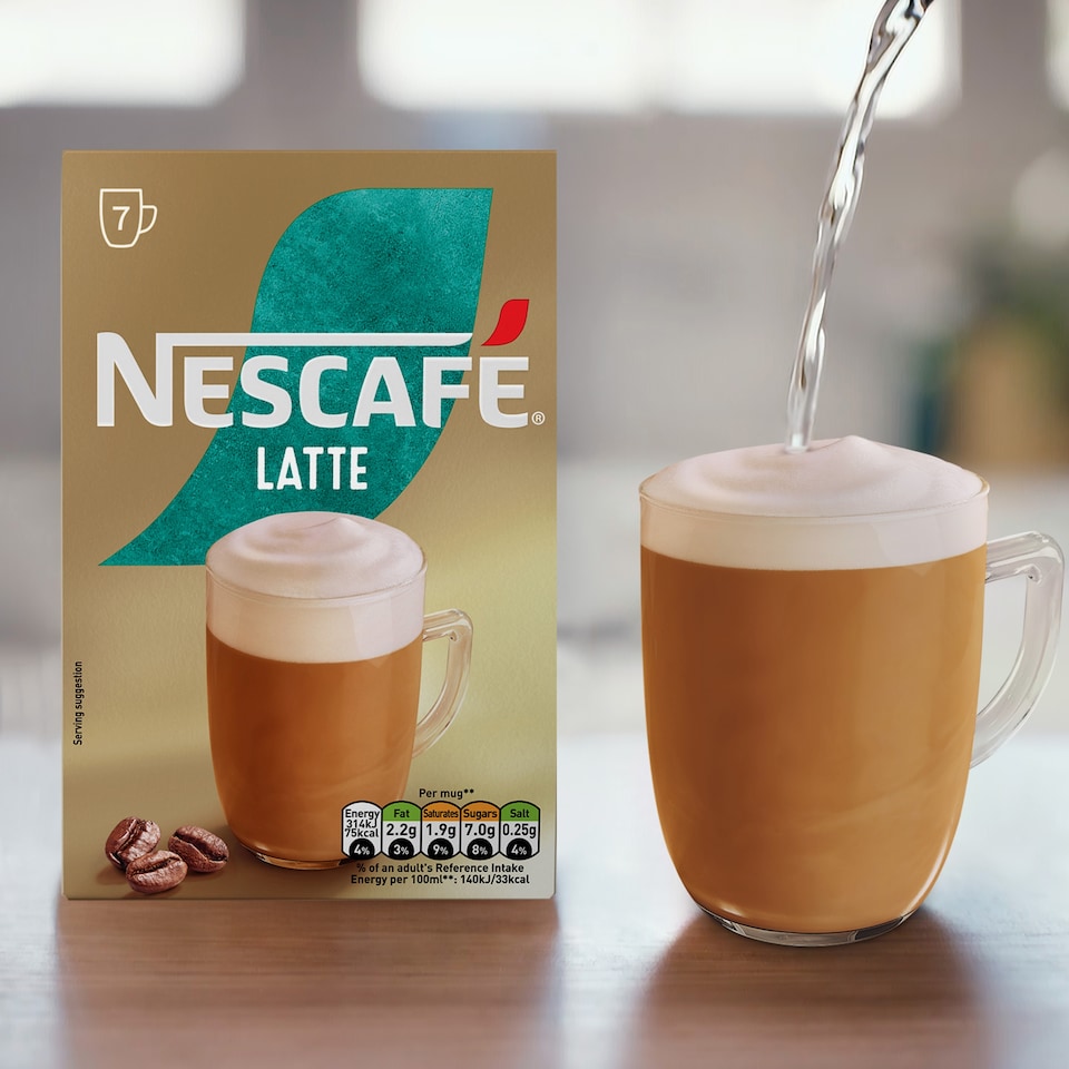 image 1 of Nescafe Latte Instant Coffee 7 Sachets