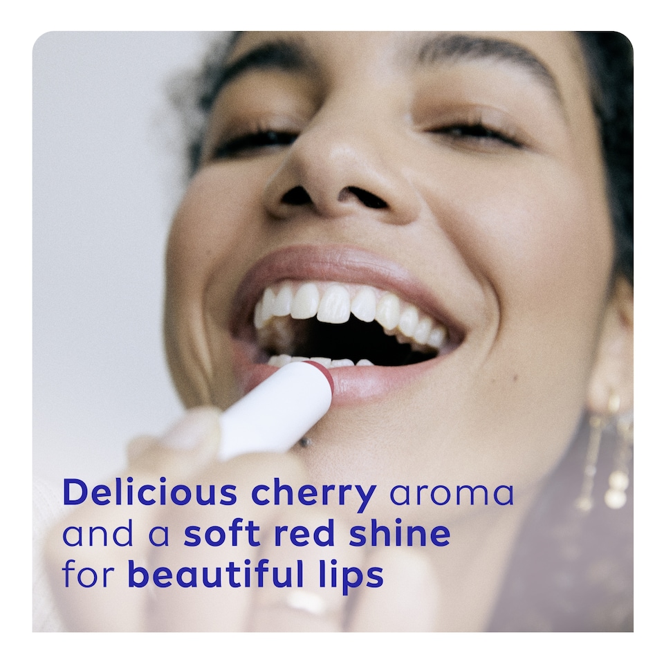 image 1 of NIVEA Cherry Shine Lip Balm 4.8g