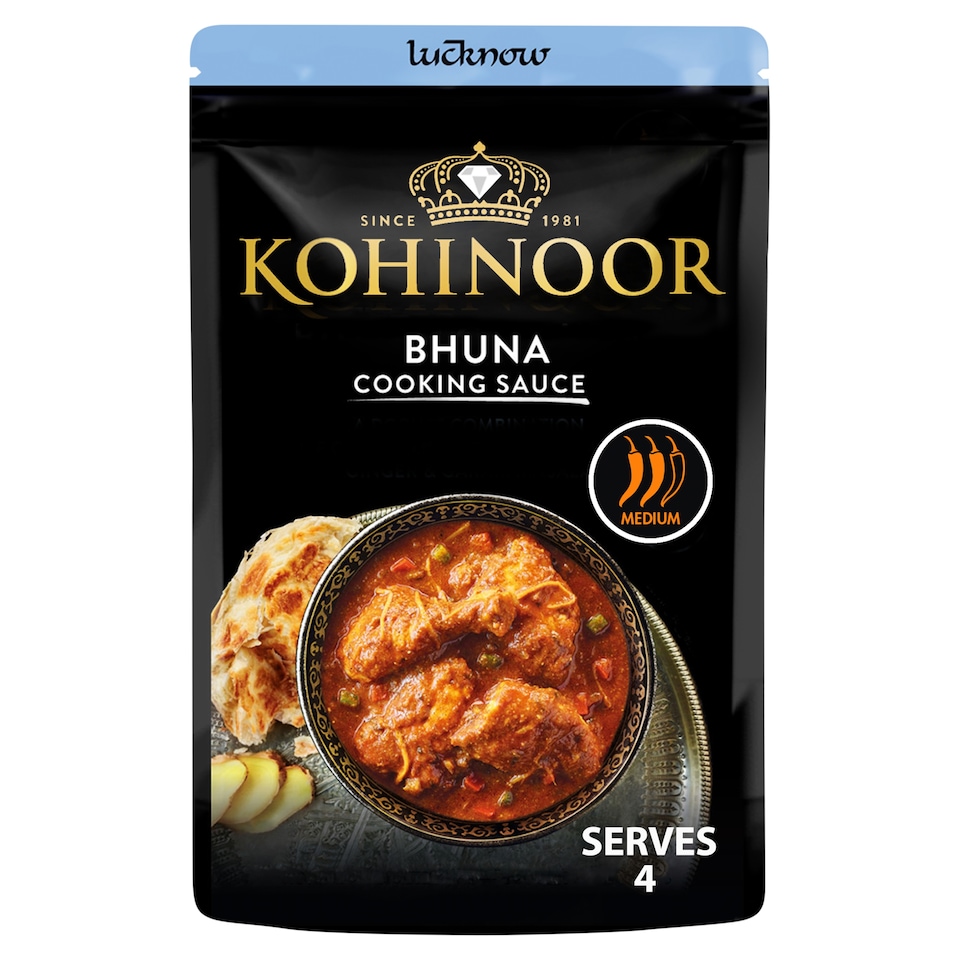 image 1 of Kohinoor Lucknowi Adraki Bhuna Sauce 375G
