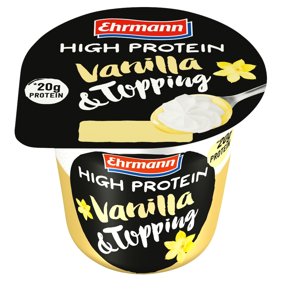 obrázok 1 z Ehrmann High Protein Vanilla & Topping with Protein 200 g
