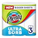 image 1 of Plenty Ultrasorb Kitchen Roll 3 Rolls 
